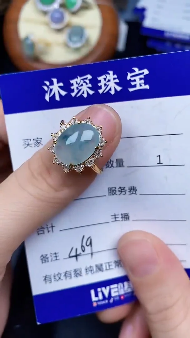 翡翠戒指未镶嵌4690