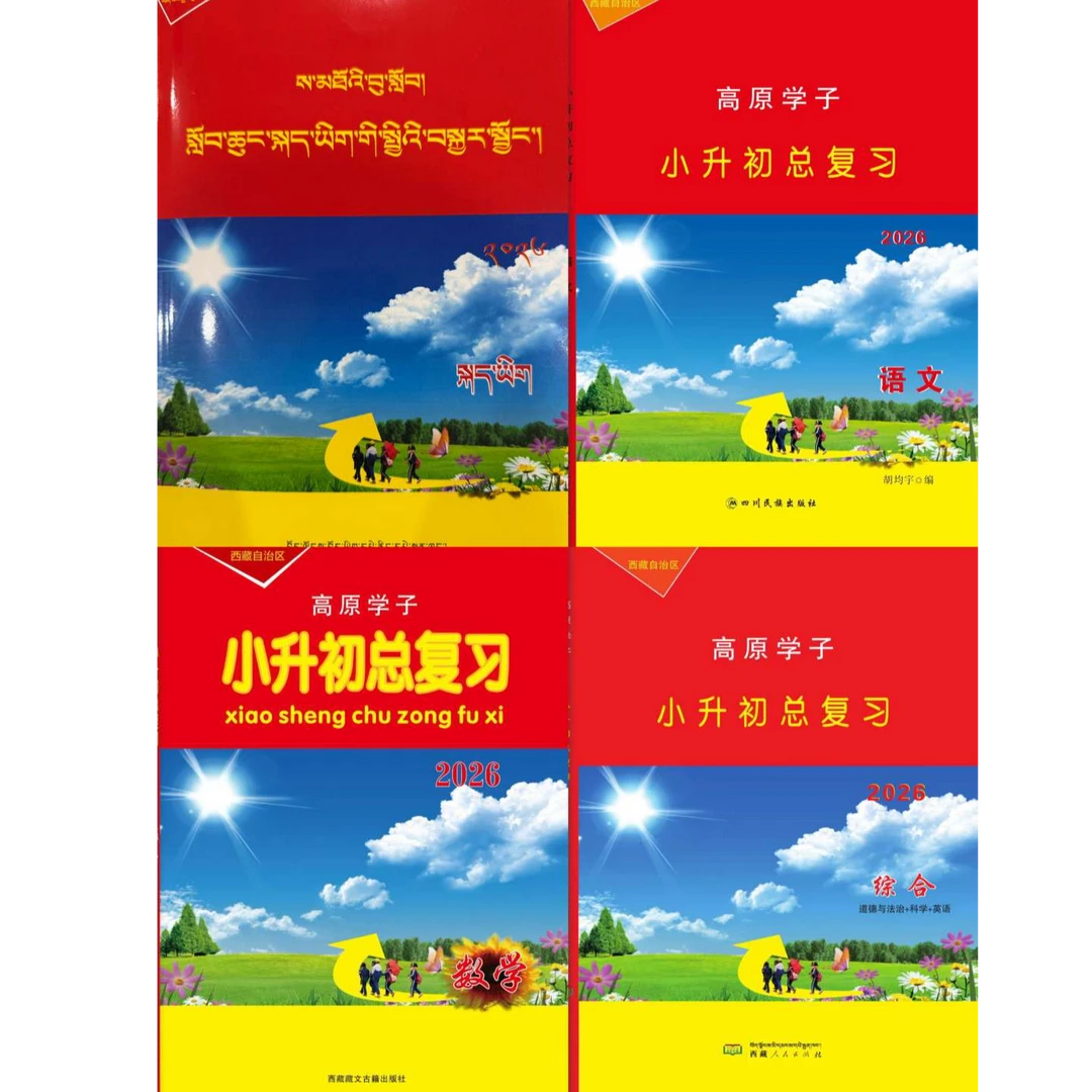 「洛斯推荐」2026版高原学子 西藏小升初总复习资料 所有科目可选