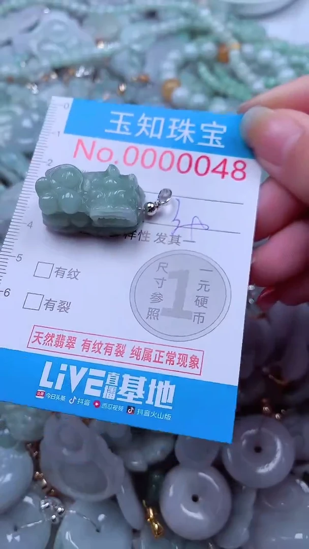 吊坠(不含链)未镶嵌翡翠48