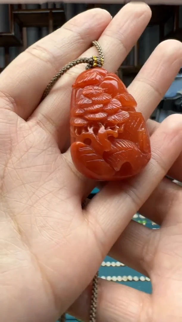 【闪购商品】南红玛瑙颈饰未镶嵌吊坠