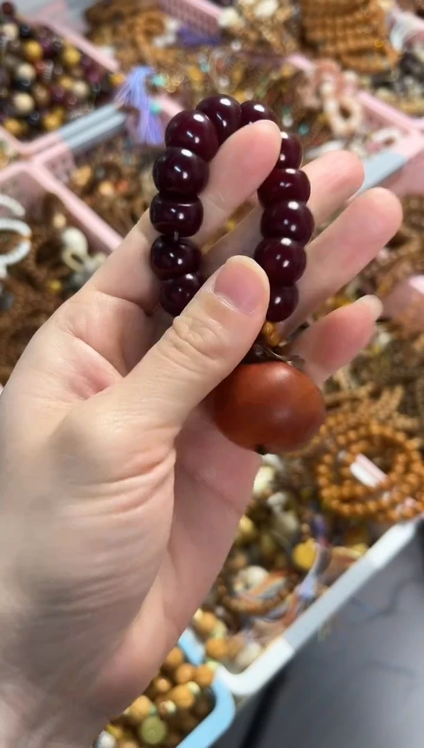 吊坠菩提根/象牙果菩提根蒜瓣大肠柿柿如意手捻