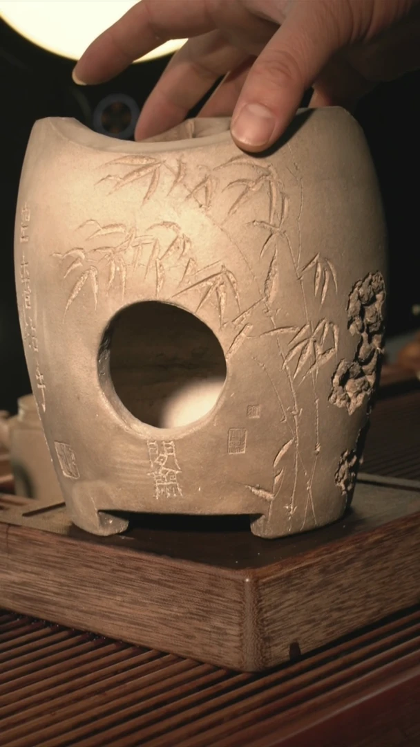 【闪购商品】紫砂茶盏邱彬白泥炉