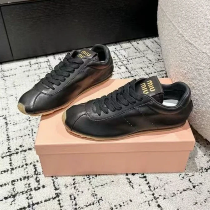 95新 MIU MIU/缪缪 海囤K/缪缪鞋子/38.5码/yo183275