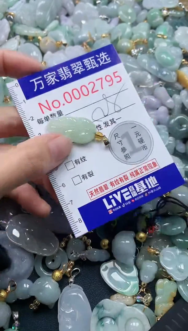 吊坠(不含链)未镶嵌翡翠2795