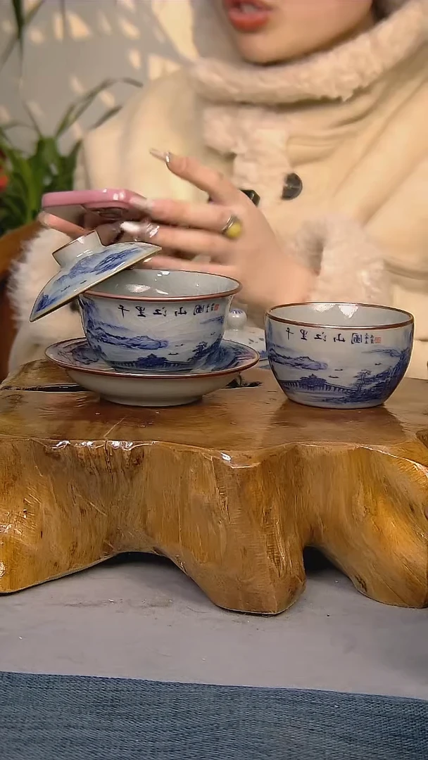 【闪购商品】2件套陶瓷茶具家用简装系列