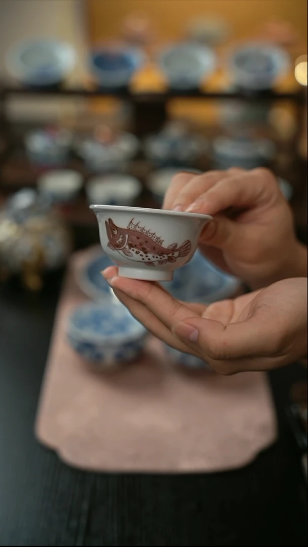 鳜鱼小压手杯杯杯