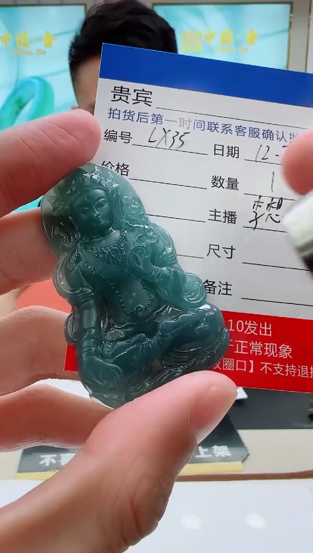 未镶嵌定制翡翠LX35翡翠吊坠-多样性发其一