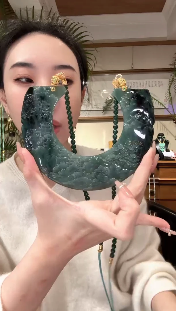 【闪购商品】翡翠颈饰未镶嵌国风