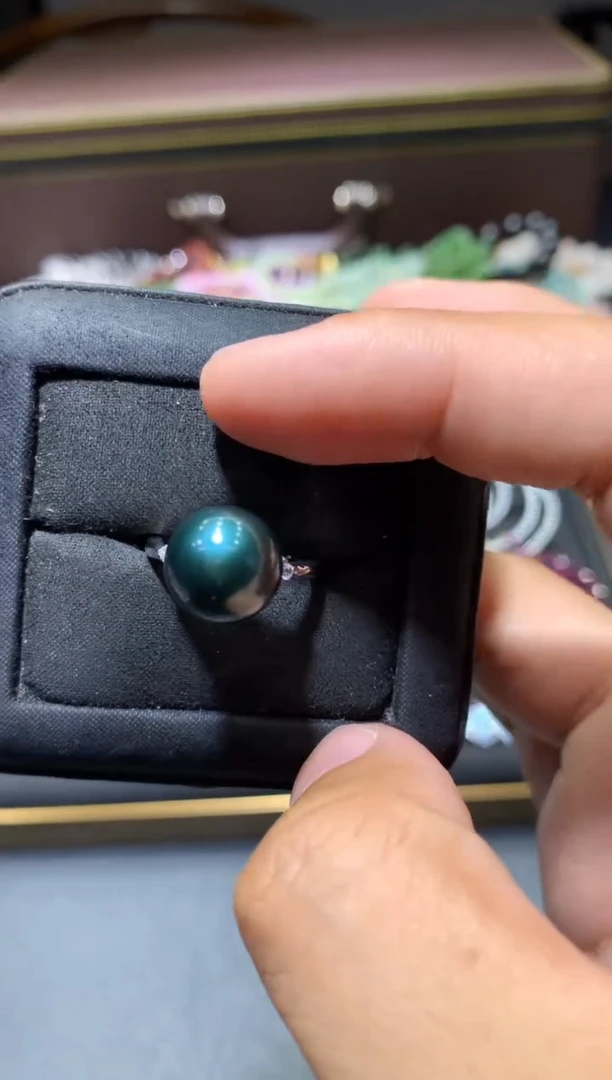 海水珍珠戒圈未镶嵌P14【多样性发其一】