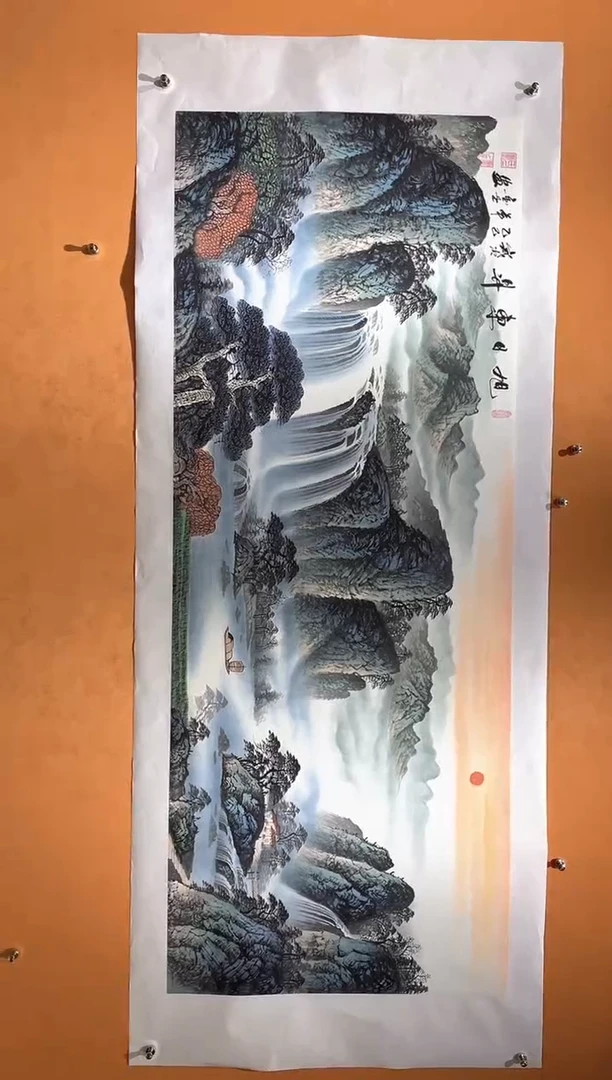 国画刘金玉老师亲笔手绘
