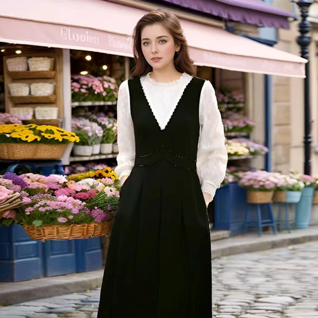 C191-C极简风百搭显瘦遮屁时尚舒适连衣裙