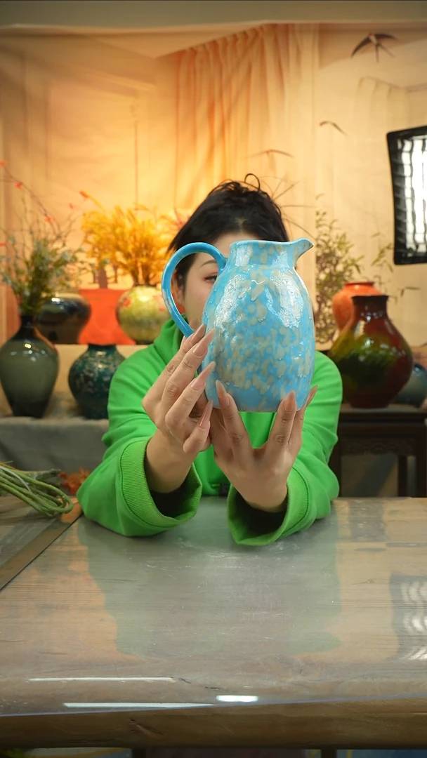高度 18口径8陶瓷花瓶