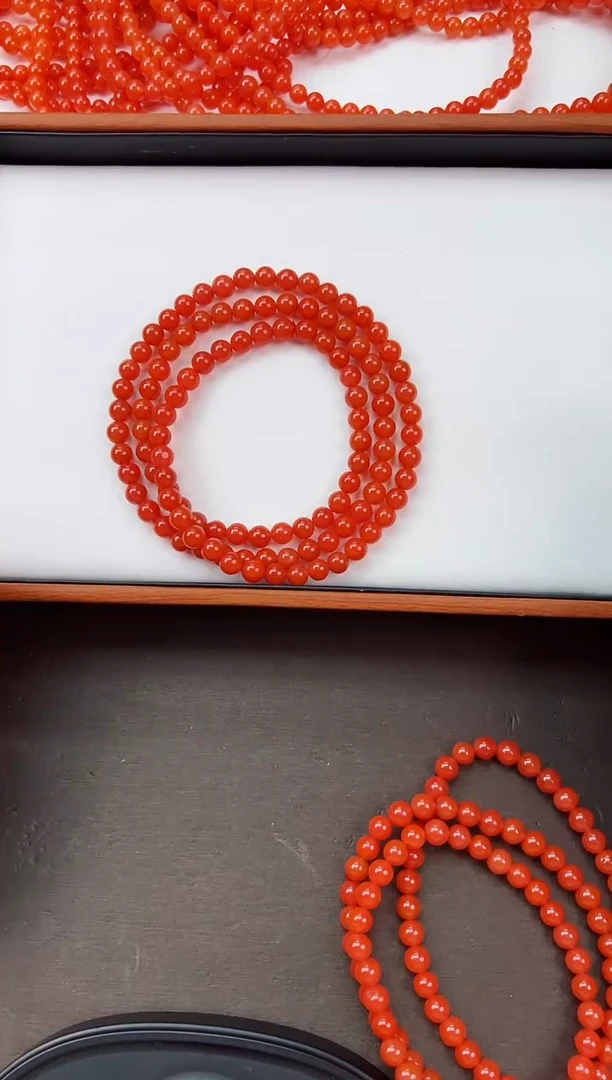 【闪购商品】南红玛瑙亮光长串卡6+未镶嵌保山杨柳滴水洞高品