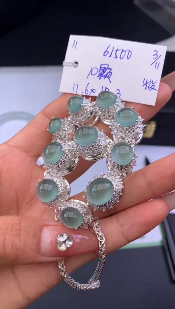 颈饰未镶嵌翡翠假一赔三 铜托挂件