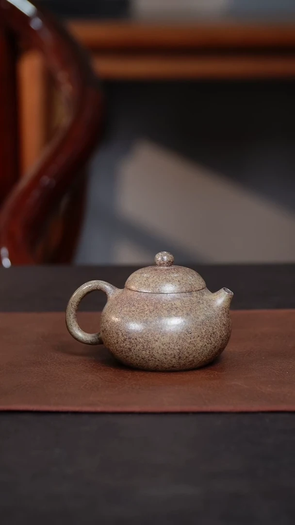 茶壶紫砂文旦壶 段泥 精工半手工 110cc