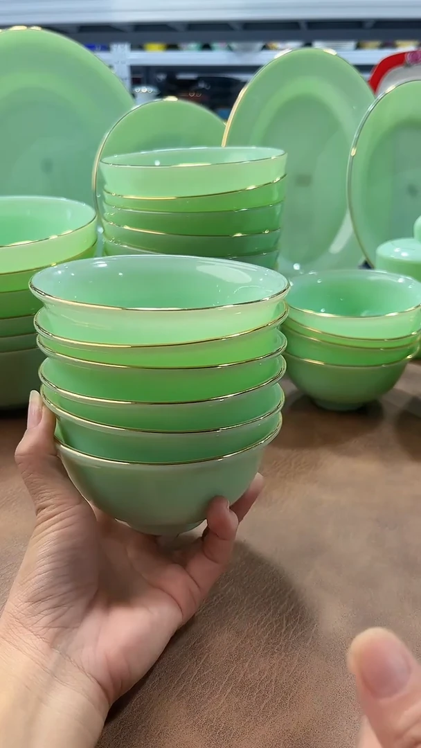 玉瓷4.5英寸饭碗6个景德镇餐具