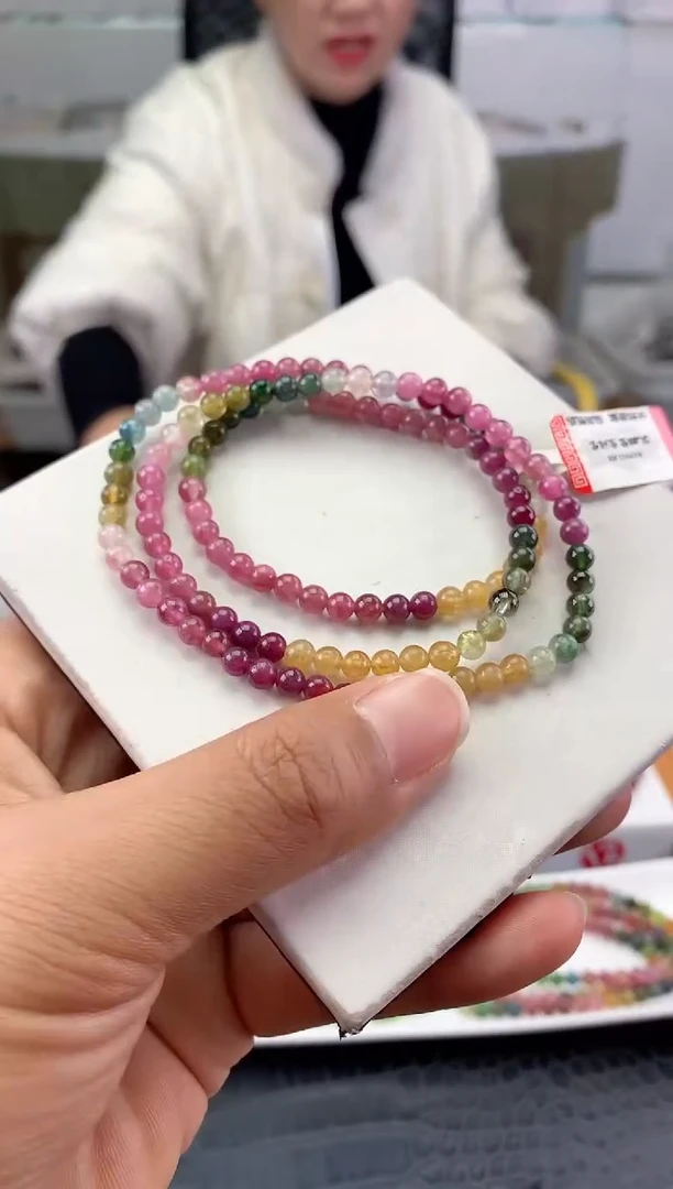 未镶嵌手串碧玺多样性发一条