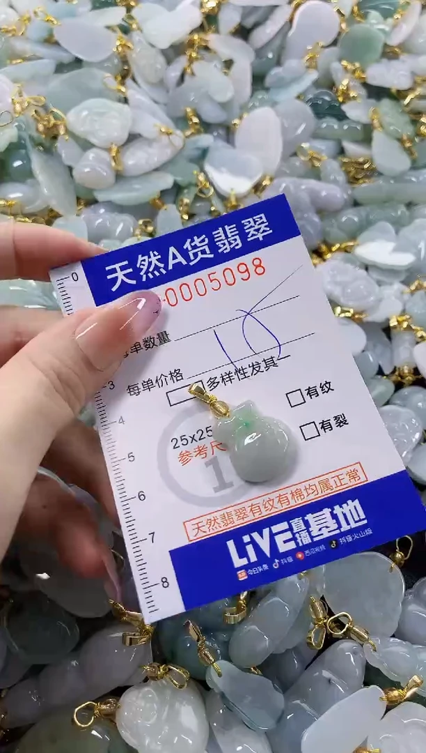 颈饰未镶嵌翡翠天然A货翡翠
