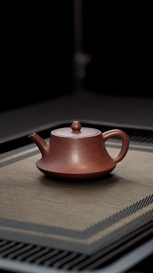 茶壶紫砂全手工底槽清柱础180cc