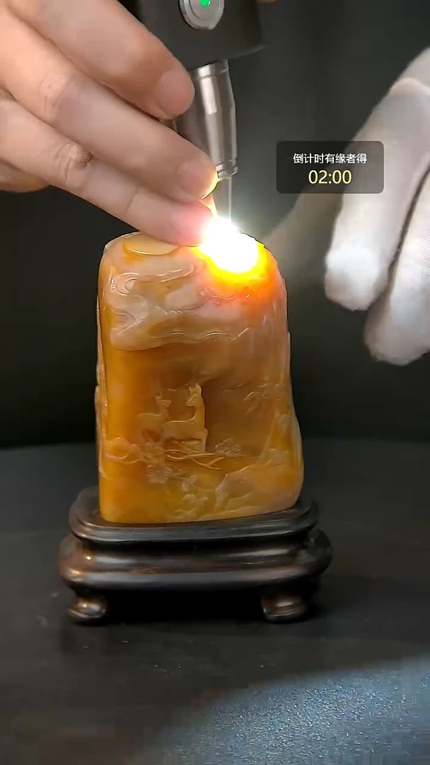 寿山石印石一物一拍