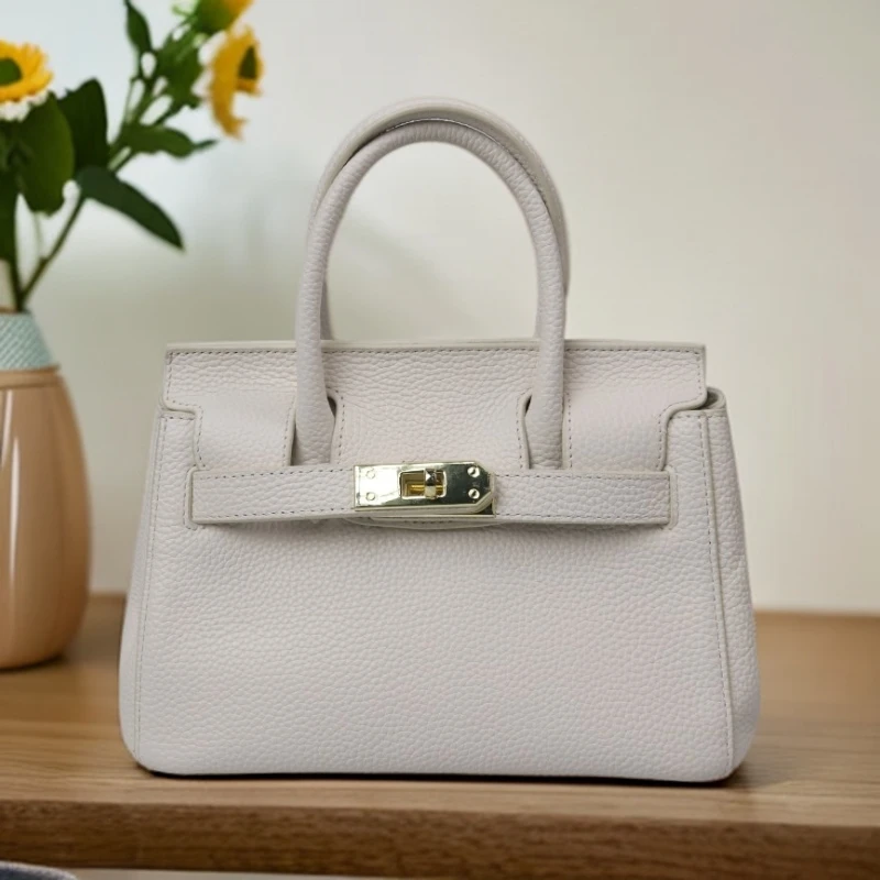 包包女包品牌女士包2025新款迷你铂金包真皮斜挎手提包25C0274