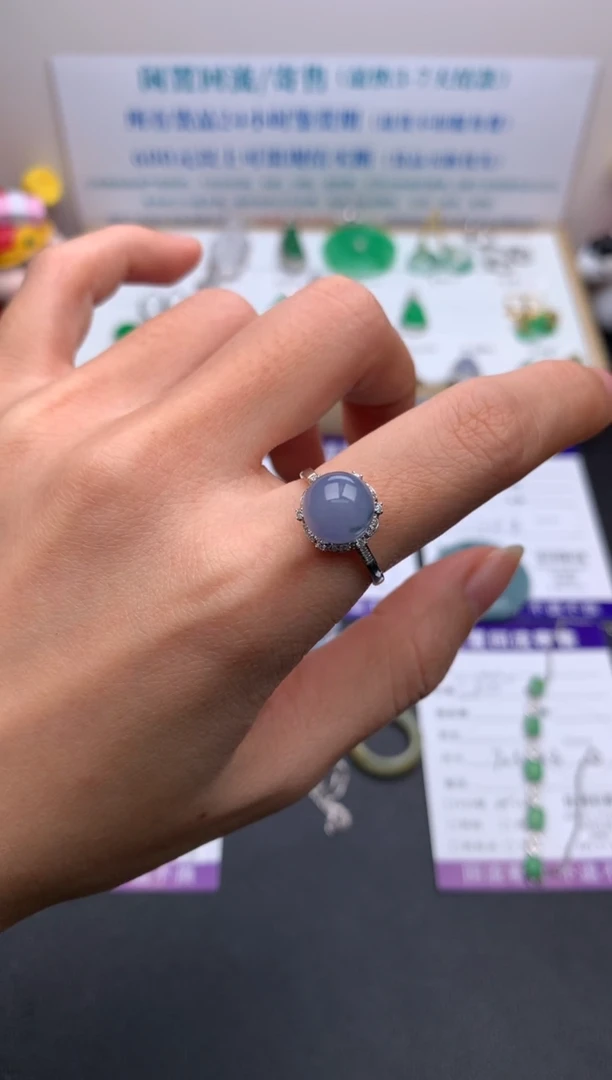 【闪购商品】定制翡翠18K金镶嵌模式推广期24小时鉴赏期