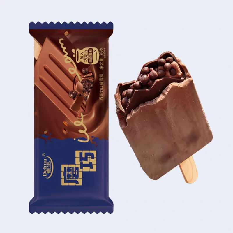 德华 磨巧 巧克力口味冰淇淋75g网红雪糕雪糕同城配