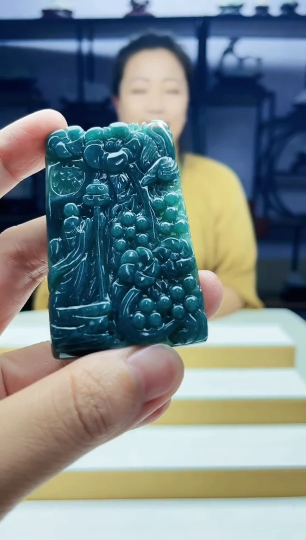 定制翡翠未镶嵌毛货07260111多样性发其一