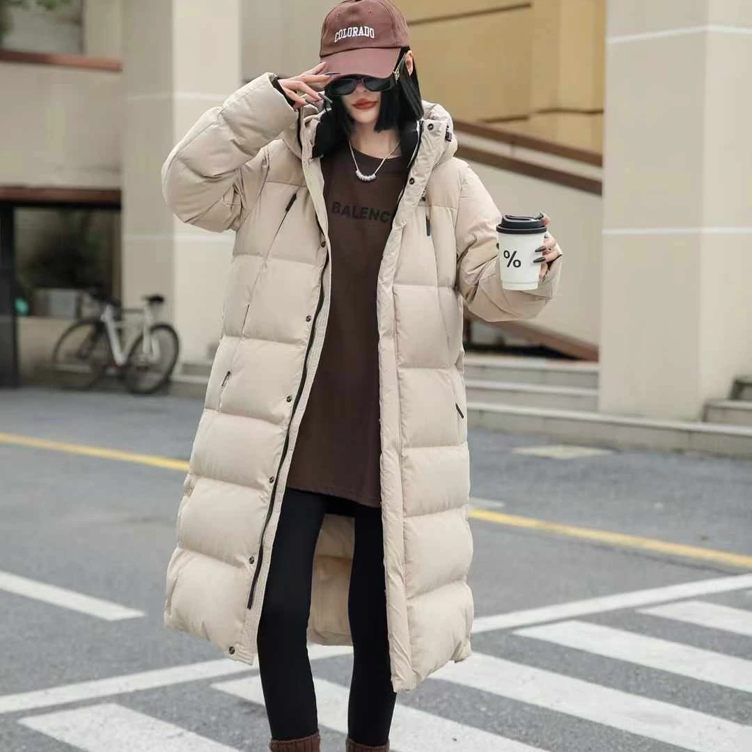 【明星同款】2025冬季新款短款克莱因蓝女士连帽可拆卸保暖羽绒服