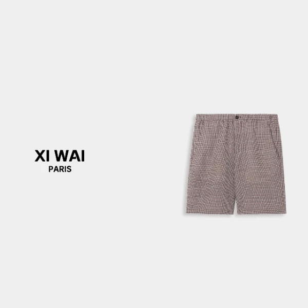 高级男装 春夏新品25s男士纯亚麻面料经典休闲舒适透气短裤 1260