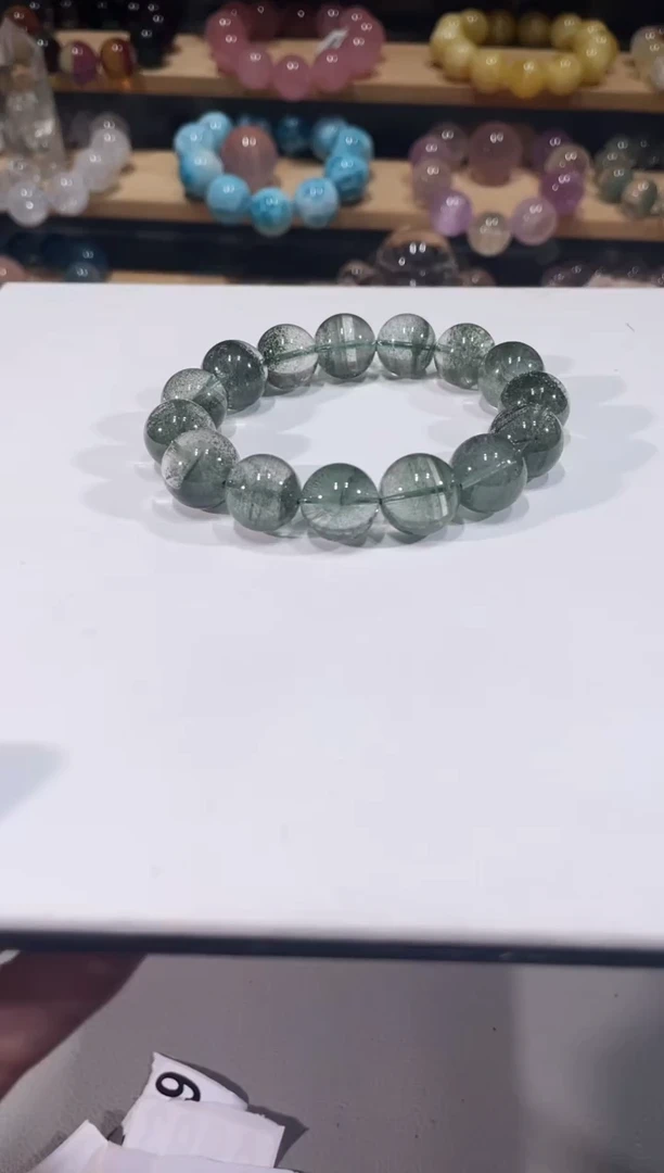 未镶嵌手链水晶A997绿幽灵手链14