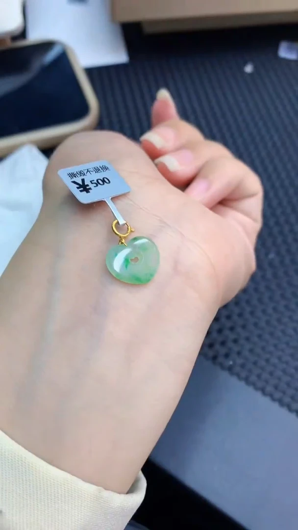 【闪购商品】翡翠颈饰银S925镶嵌            8