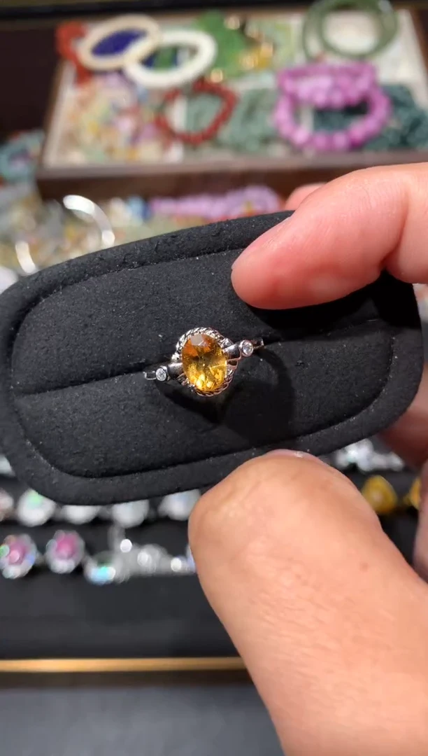 未镶嵌戒指水晶K09