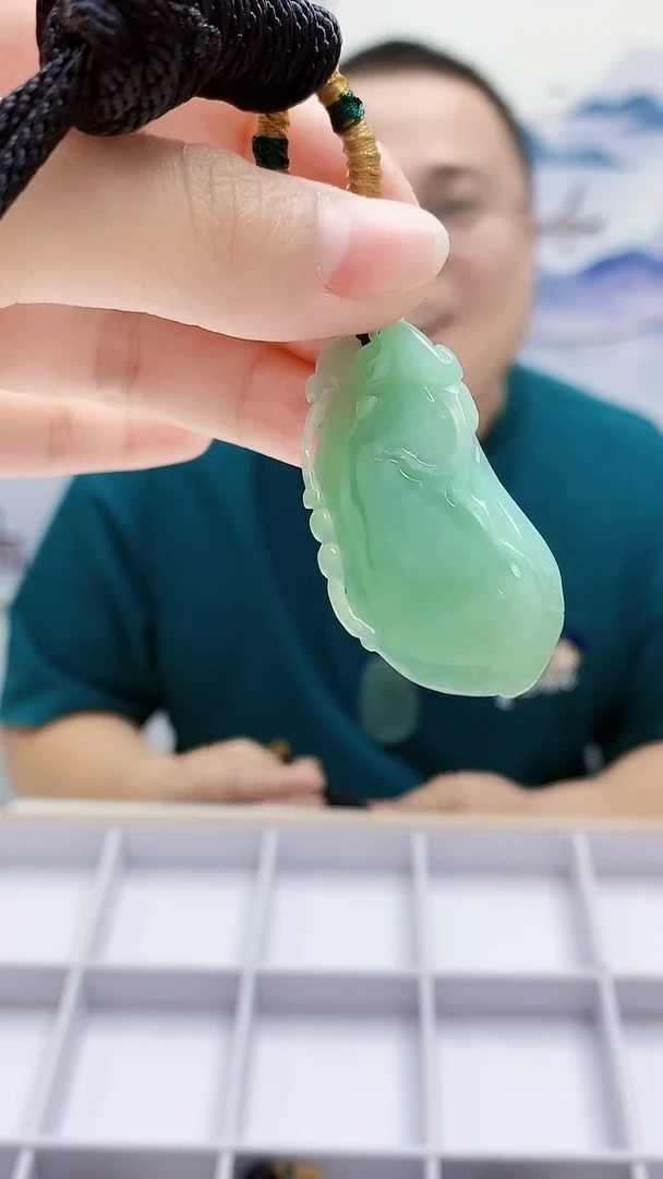 未镶嵌定制翡翠5167lr-毛货挂件43