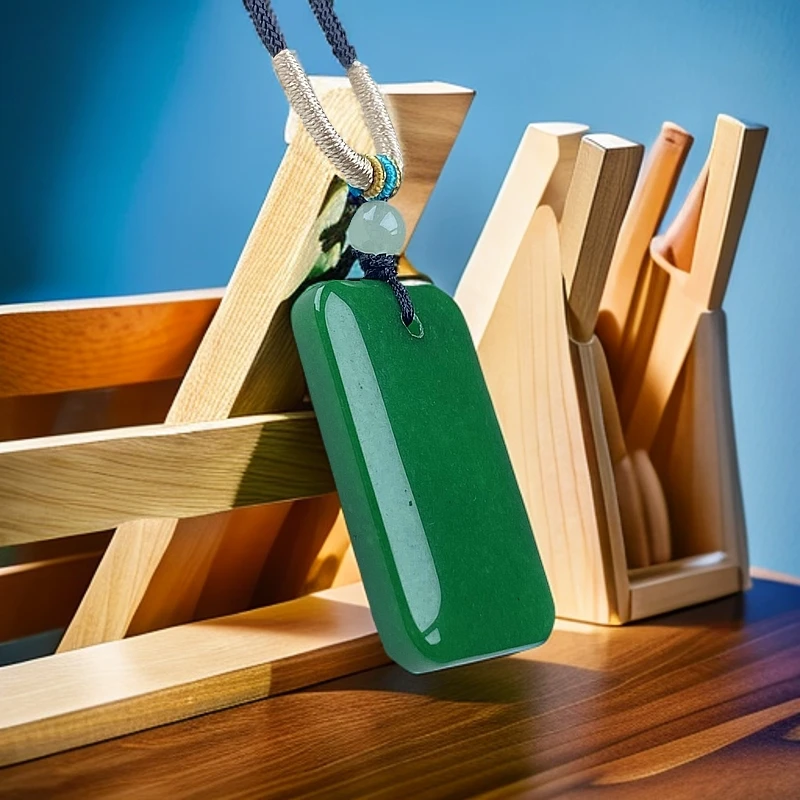 735号精品菠菜绿无事牌吊坠多样性发一件