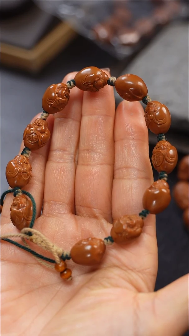 手串/手链橄榄核守*者九林核雕文玩作品
