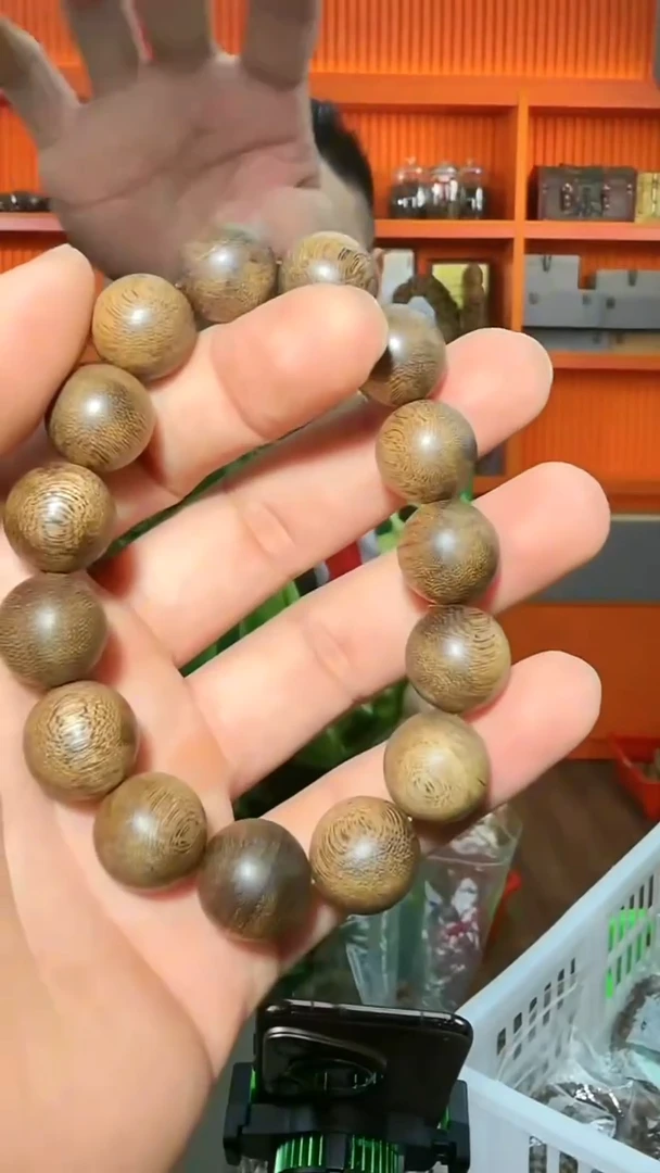 沉香手串97号单圈尖峰岭22g多样性发一