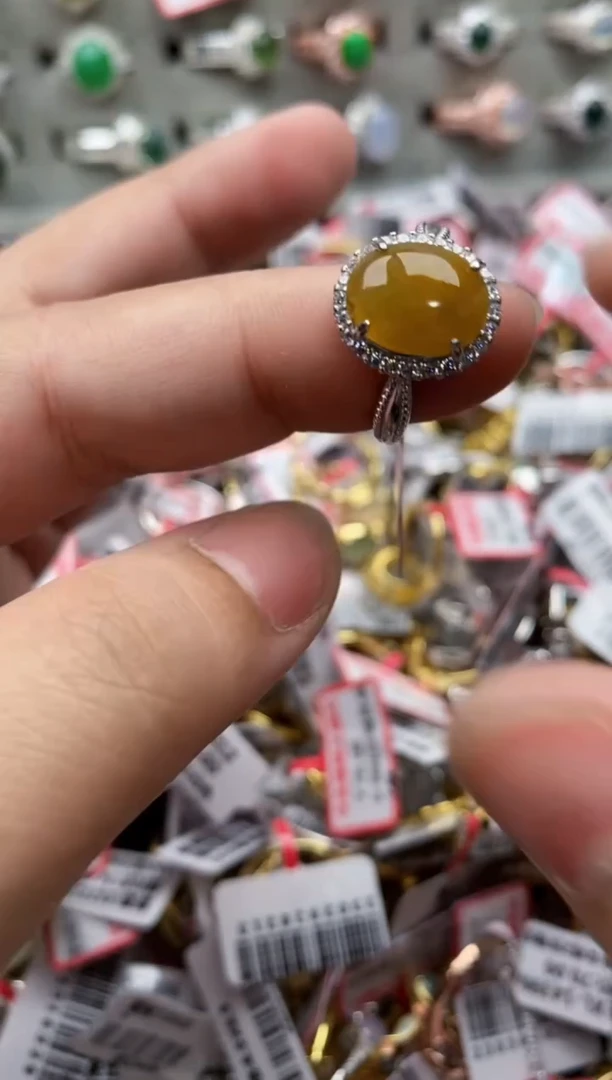 【闪购商品】翡翠戒指银S925镶嵌333333---9