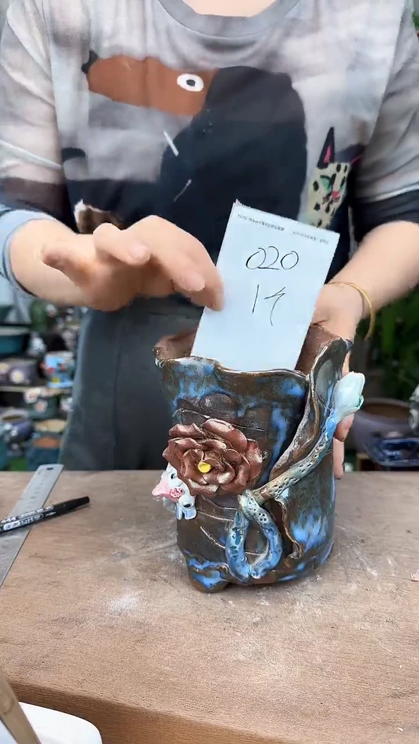 1个手工捏花不指定瑕020