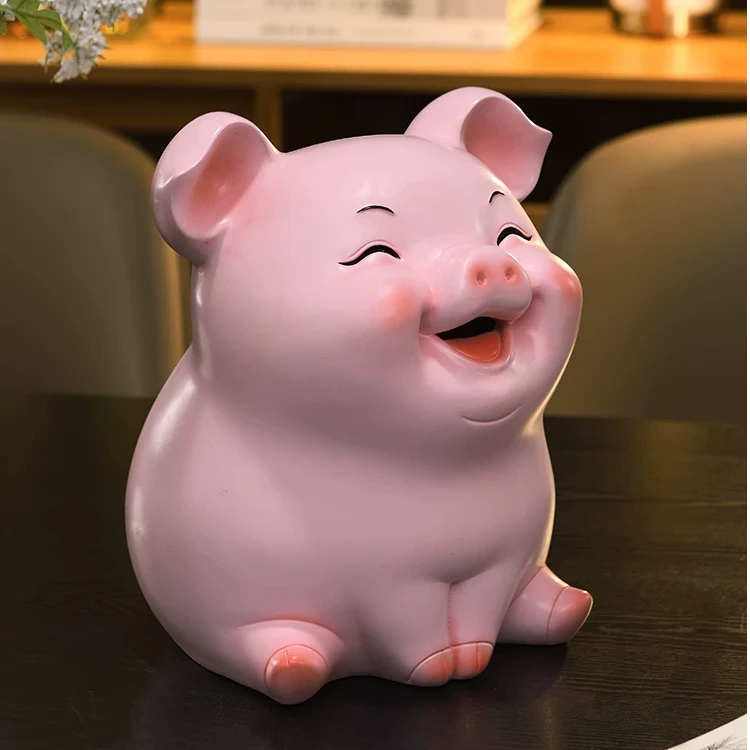 大容量可爱小猪存钱罐只进不出适合儿童男女孩及成人储蓄使用钱罐
