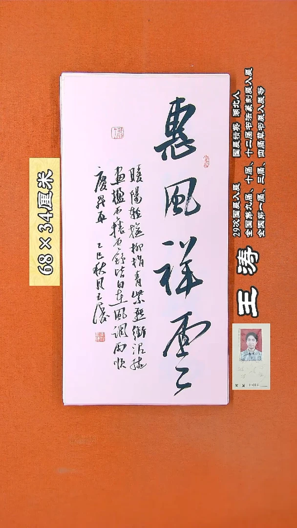 书法16R王涛书法作品