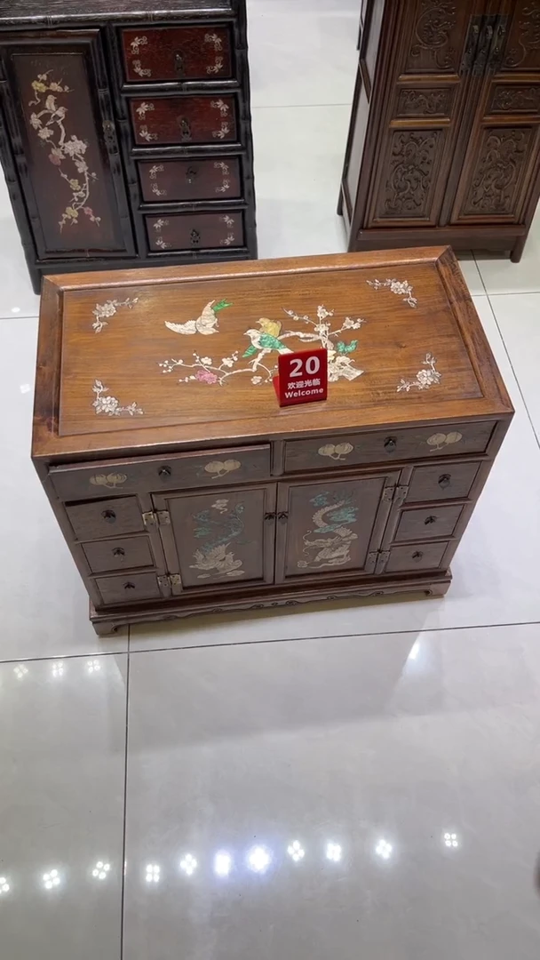 【闪购商品】木龙凤呈祥 收纳柜