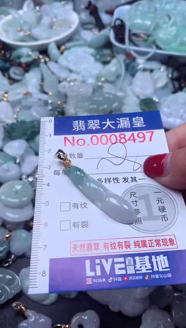 颈饰未镶嵌翡翠8497