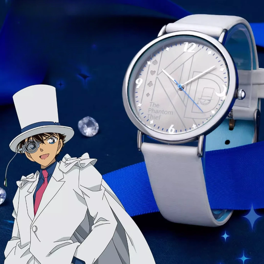 名侦探柯南联名手表正版联名银月盗影基德男女学生简约时尚腕表