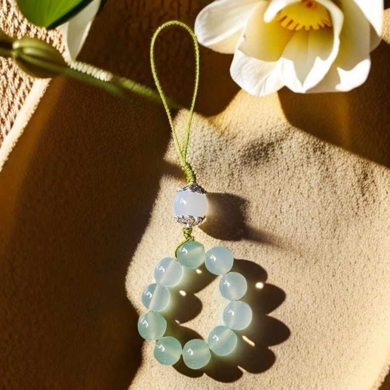 玛瑙手机挂件时尚饰品可作包挂生日礼物