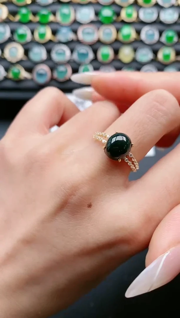 【闪购商品】翡翠戒指银S925镶嵌11111111111