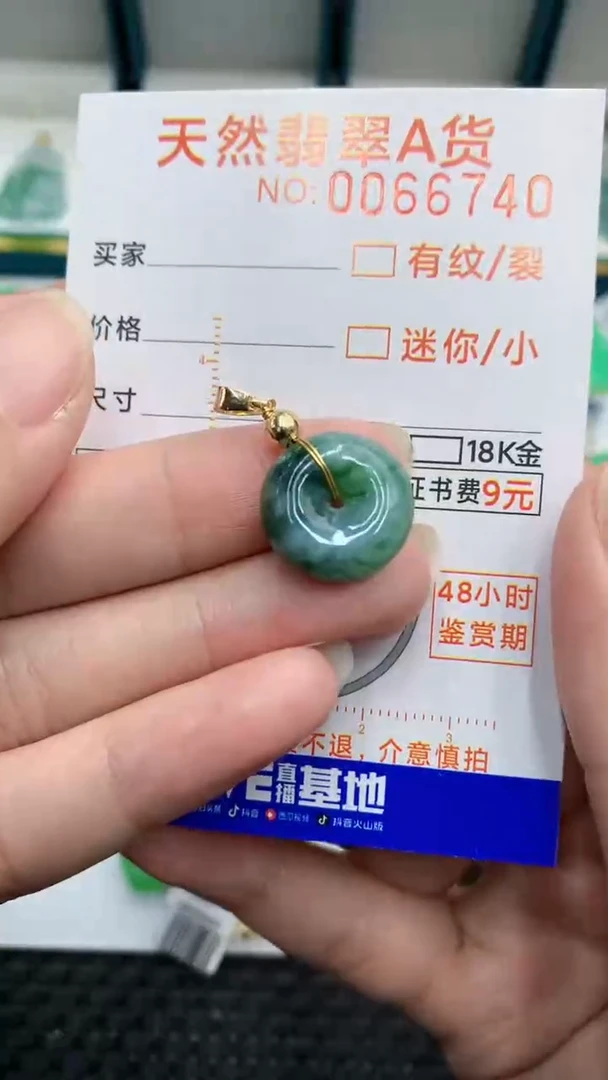 【闪购商品】翡翠颈饰未镶嵌            8