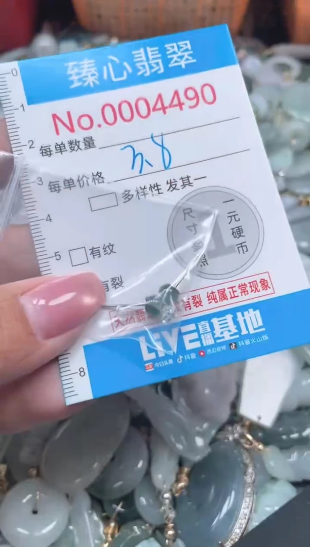 颈饰未镶嵌翡翠4490