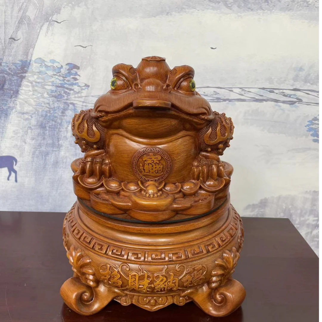 招财纳福金蟾家居桌面摆件