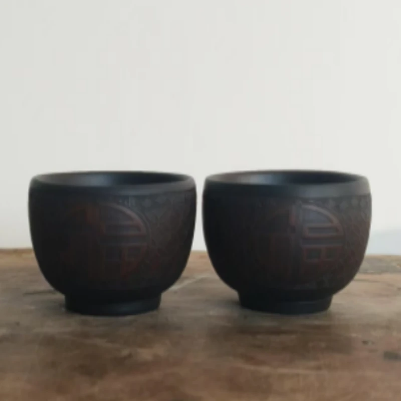 JSZT全手工满福杯两只一对